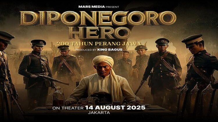 Film "Diponegoro Hero" Gunakan AI, Tiket Terjual 1.250 Sebelum Tayang 1 Film AI Diponegoro Hero Siap Gebrak Bioskop 14 Agustus. (Foto: Mars Media)
