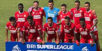 Line up Semen Padang FC kontra Dewa United. (dok. istimewa)