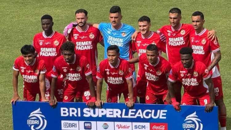 Line up Semen Padang FC kontra Dewa United. (dok. istimewa)