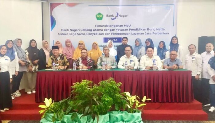 Digitalisasi Layanan Perbankan: Bank Nagari dan Yayasan Pendidikan Bung Hatta Jalin Kerja Sama