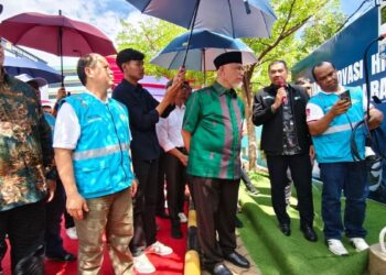 Peresmian SPKLU tiang pertama di Sumbar. (dok. Humas PLN)