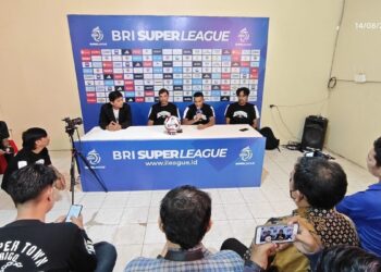 Prematch press conference Semen Padang FC kontra Dewa United. (dok. Radarsumbar)