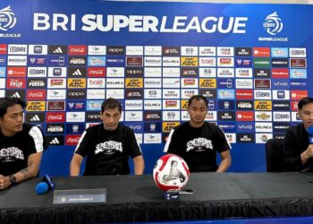 prematch press conference laga Persib Bandung kontra Semen Padang FC. (MO SPFC)