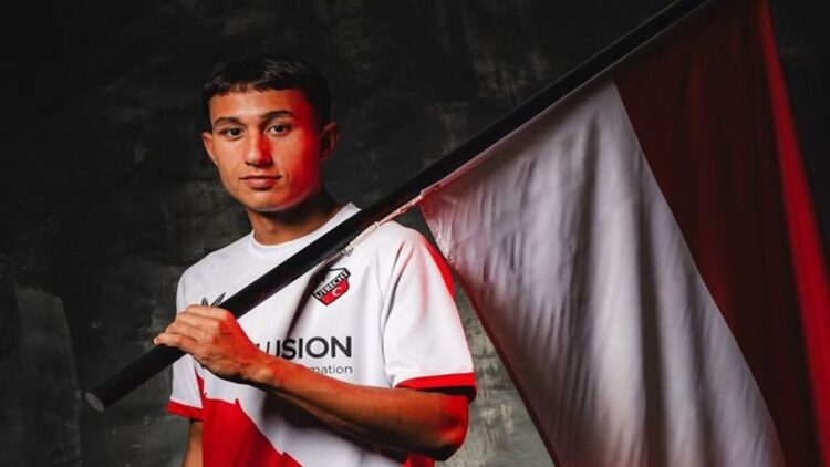 Pemain FC Utrecht, Miliano Jonathans resmi diumumkan bakal membela Timnas Indonesia. (Foto: FC Utrecht)