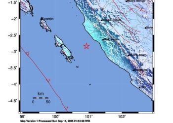 Gempa M 5,2 Guncang Mukomuko, Getaran Terasa hingga Padang