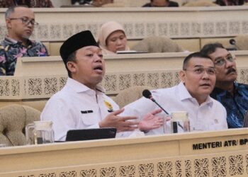 RDP dengan Komisi II DPR RI, Menteri Nusron Paparkan Progres Pendaftaran Tanah Capai 98% 1 Kementerian ATR/BPN RDP dengan komisi II DPR RI. (dok. istimewa)