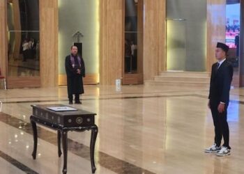 Miliano Jonathans sumpah WNI. (dok. Detik)