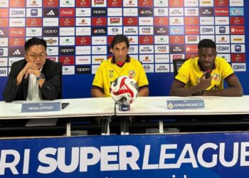 Prematch press conference Persebaya kontra Semen Padang FC. (dok. MO SPFC)