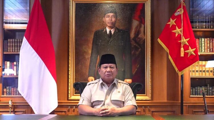 Presiden RI Prabowo Subianto. (dok. PCO RI)