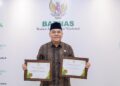 Wamen ATR/BPN Ossy Dermawan Terima Penghargaan Baznas Award 2025 6 Wamen Ossy terima penghargaan Baznas Award 2025. (dok. istimewa)