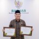 Wamen Ossy terima penghargaan Baznas Award 2025. (dok. istimewa)