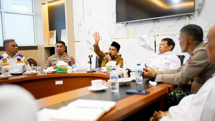 Wakil Bupati Solok Candra mengikuti rapat koordinai bersama Kementerian Dalam Negeri. (Foto: Diskominfo Kabupaten Solok)