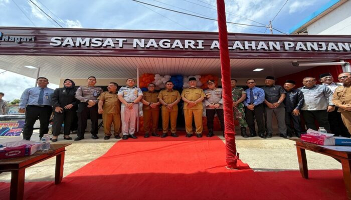 Samsat Nagari Alahan Panjang Resmi Diluncurkan, Hadirkan Layanan Pajak lebih Dekat ke Masyarakat