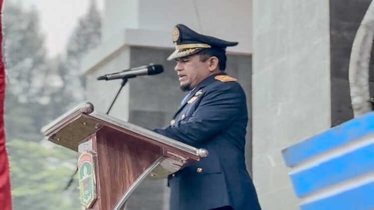 Wakil Bupati Solok memperingati Hari Perhubungan Nasional ke-55 Tahu 2025. (Foto: Diskominfo Kabupaten Solok)