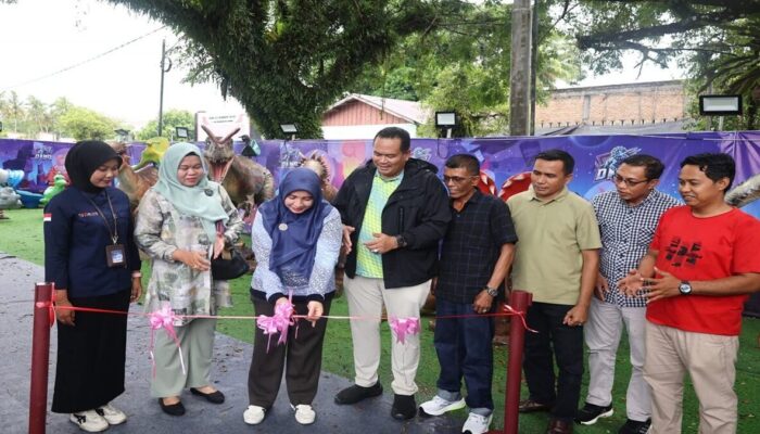 Wahana Dino Planet Resmi Dibuka di Pariaman, jadi Destinasi Edukasi dan Hiburan Baru Anak