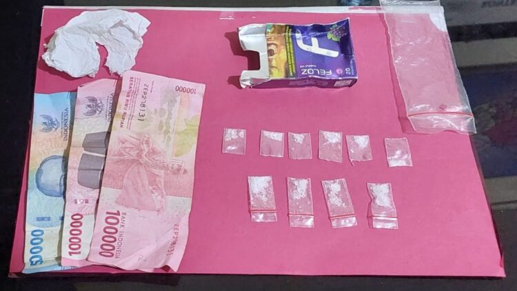 barang bukti narkoba dari pengedar di limapuluh kota