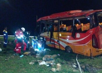Bus ALS Kecelakaan di Exit Tol Padang–Sicincin, 2 Tewas dan 29 Luka-Luka