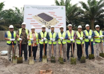 Pabrik biomiten pertama dari limbah sawit dibangun oleh PTPN IV. (dok. istimewa)