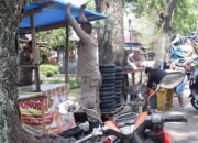 Satpol PP Tertibkan PKL di Sejumlah Kawasan Kota Padang