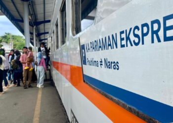 Libur Panjang Maulid Nabi, 90,6% Tiket KA Pariaman Ekspres Terjual