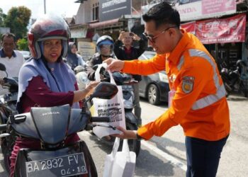 KAI Divre II Sumbar Gandeng Stakeholder Gelar Sosialisasi Disiplin di Perlintasan Sebidang KA
