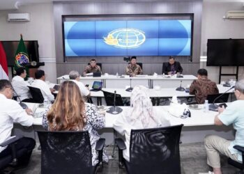 Rapat Kementerian ATR/BPN bersama stranas PK. (dok. ATR/BPN)