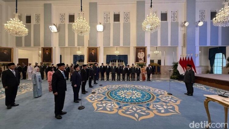 Reshuffle kabinet jilid II. (dok. detik.com)