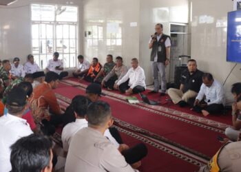 Sosialisasi drill tsunami di Koto Tangah. (dok. istimewa)