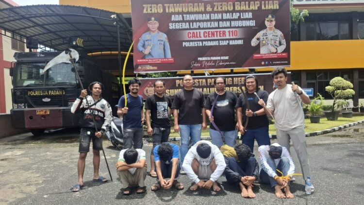 Tim Klewang Amankan Lima Pelaku Tawuran di Padang yang Sebabkan Seorang Remaja Tewas 1 tim klewang ciduk lima remaja pelaku tawuran