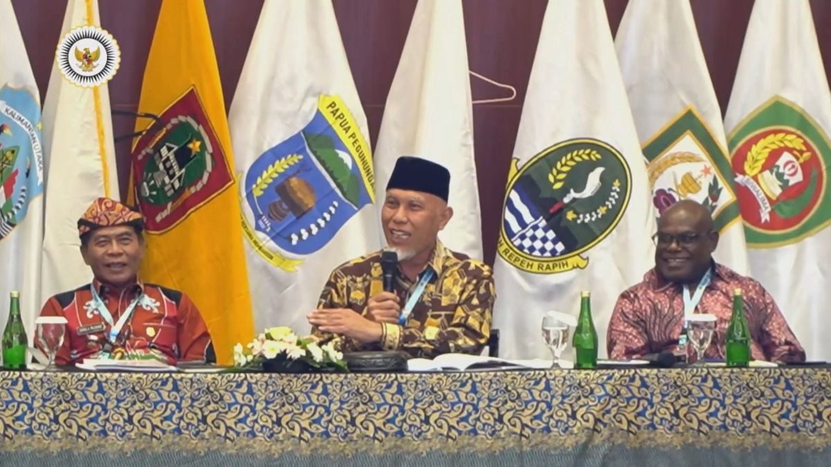 Gubernur Mahyeldi pimpin sidang pemilihan Ketua Umum APPSI Periode 2025-2029. (dok. adpsb)