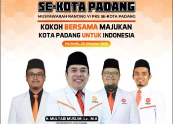 PKS Gelar Musran VI se-Kota Padang, Mulyadi Muslim Ajak Kader Kokoh Bersama Majukan Kota Padang