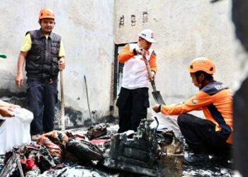 PKS Padang Buka Posko dan Bantu Korban Kebakaran di Pasa Gadang