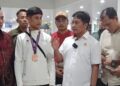 Ketua KONI Sumbar Jemput Juara Dunia Sambo Pertama Indonesia Asal Sumbar
