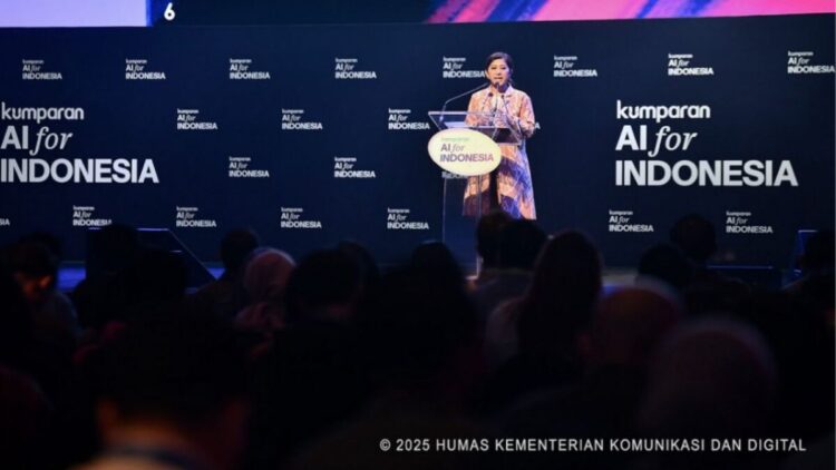 Menkomdigi: 90 Juta Peluang Kerja Baru Terbuka Lewat AI 1 Menkomdigi Meutya Hafid di acara yang digelar Kumparan
