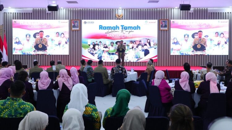 Menteri ATR/BPN Nusron beri sambutan saat Hantaru 2025. (dok. istimewa)