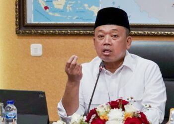 Setahun Menteri Nusron: 96 Persen Penertiban Tanah Telantar Dialokasikan untuk Reforma Agraria 13 Menteri Nusron di Palembang. (dok. istimewa)
