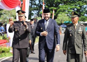 Wako Fadly Amran di upacara peringatan Hari Kesaktian Pancasila. (dok. Prokopim)