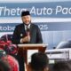 Wako Fadly Amran saat beri sambutan pada pembukaan showroom mobil Chery di Padang. (dok. Prokopim)