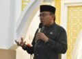 Wawako Maigus Nasir sampaikan wirid bulanan untuk ASN. (dok. Prokopim)