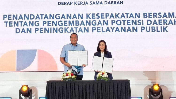 Pemprov DKI Gandeng Pemko Pariaman Perkuat Ketahanan Pangan dan Pelayanan Publik 1 Pemko Pariaman Bersama Pemprov DKI Jakarta melakukan MoU pengembangan potensi daerah. (Foto: Ist)