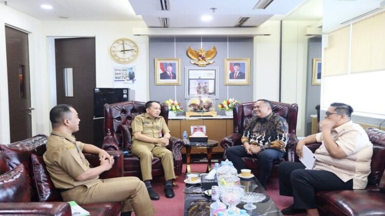 Wako Pariaman bertemu Dirjen Bina Keuangan Daerah Kemendagri. (Foto: Ist)