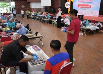 Semangat Sumpah Pemuda, 345 Kantong Darah Terkumpul pada Iven “Setetes Darah, Sejuta Semangat” 1 Donor darah peringatan hari sumpah pemuda di PT Semen Padang. (dok. istimewa)