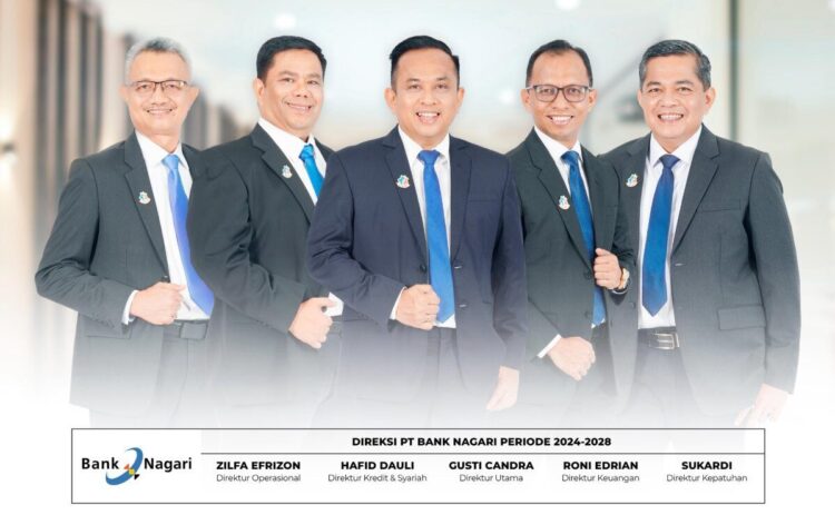 Bank Nagari Turunkan Suku Bunga Kredit dan KPR, Berlaku Sejak 1 Oktober 2025 1 jajaran Direksi Bank Nagari