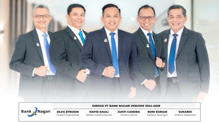 jajaran direksi Bank Nagari 1