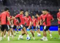 Latihan pemain Timnas Indonesia jelang laga melawan Irak. (dok. istimewa)