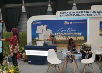Layanan sertifikat elektronik di Kementerian ATR/BPN. (dok. istimewa)
