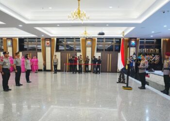 Pelantikan Perwira Tinggi (Pati) di Mabes Polri. (dok. istimewa)