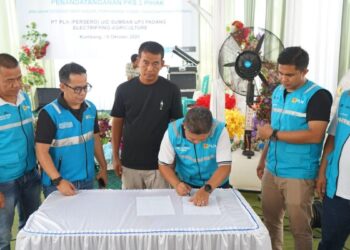 PLN UP3 Padang Dorong Huller Listrik di Pesisir Selatan: Mengakselerasi Electrifying Lifestyle di Sektor Pertanian
