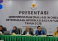 KI Sumbar Tetapkan 3 Besar Hasil Monev, Jumlah Badan Publik Informatif di Sumbar Meningkat 7 Presentasi Monev KI Sumbar 2025. (dok. istimewa)