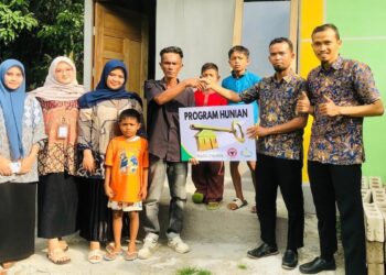 Bantuan rumah layak huni dari UPZ Baznas PT Semen Padang. (dok. istimewa)
